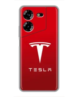 Чохол для TECNO POVA 5 (LG7n) з картинкою «Tesla Red Classic» Чохол для TECNO POVA 5 (LG7n) з картинкою «Tesla Red Classic»