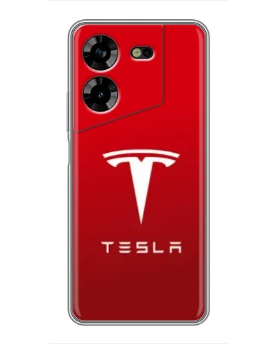 Чехол для TECNO POVA 5 (LG7n) с картинкой «Tesla Red Classic» Чехол для TECNO POVA 5 (LG7n) с картинкой «Tesla Red Classic»