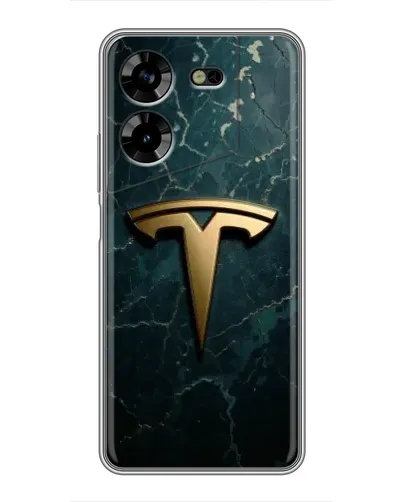 Чехол для TECNO POVA 5 (LG7n) с картинкой «Мраморная Tesla Gold» Чехол для TECNO POVA 5 (LG7n) с картинкой «Мраморная Tesla Gold»