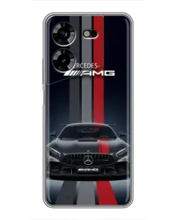 Чохол для TECNO POVA 5 (LG7n) з картинкою «Mercedes — білий карбон» Чохол для TECNO POVA 5 (LG7n) з картинкою «Mercedes — білий карбон»