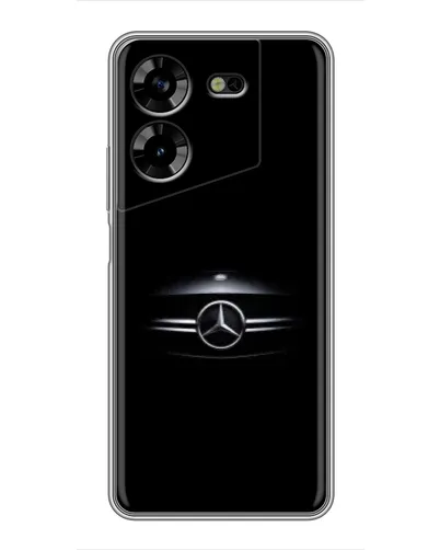 Чехол для TECNO POVA 5 (LG7n) с картинкой «Mercedes — абстрактные линии»