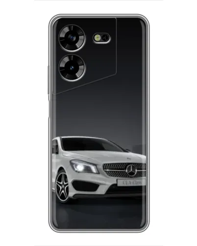 Чехол для TECNO POVA 5 (LG7n) с картинкой «Mercedes AMG GT Silver»