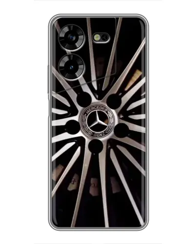 Чехол для TECNO POVA 5 (LG7n) с картинкой «Диск Mercedes»