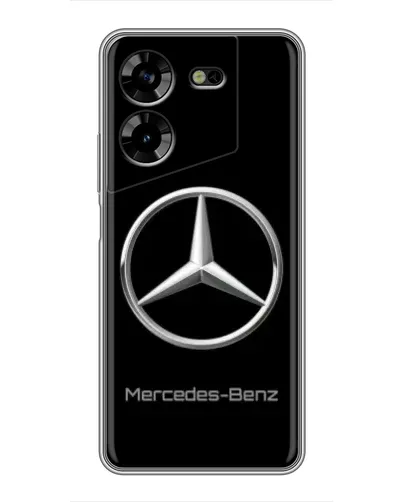 Чехол для TECNO POVA 5 (LG7n) с картинкой «Mercedes Silver Logo»