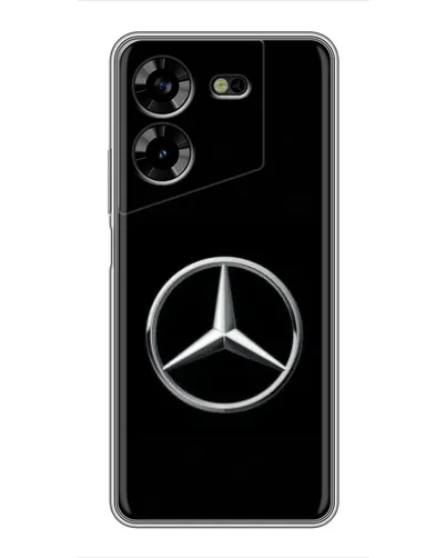Чехол для TECNO POVA 5 (LG7n) с картинкой «Mercedes классический лого»