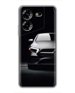 Чехол для TECNO POVA 5 (LG7n) с картинкой «Свет фар Mercedes»