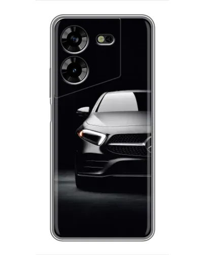 Чехол для TECNO POVA 5 (LG7n) с картинкой «Свет фар Mercedes»