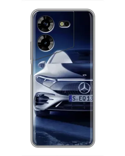 Чехол для TECNO POVA 5 (LG7n) с картинкой «Mercedes EQ — будущее»