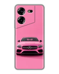Чохол для TECNO POVA 5 (LG7n) з картинкою «Рожевий Mercedes AMG»