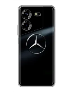 Чохол для TECNO POVA 5 (LG7n) з картинкою «Mercedes на металі»