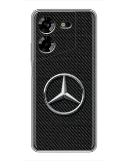 Чохол для TECNO POVA 5 (LG7n) з картинкою «Карбоновий Mercedes стиль»