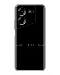 Чохол для TECNO POVA 5 (LG7n) з картинкою «Audi — світловий підпис» Чохол для TECNO POVA 5 (LG7n) з картинкою «Audi — світловий підпис»