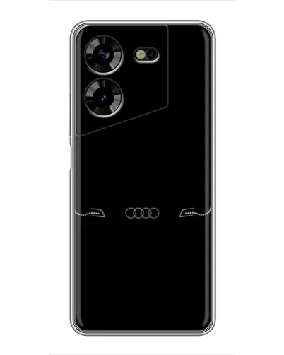 Чехол для TECNO POVA 5 (LG7n) с картинкой «Audi — световой подпись»