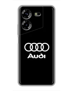 Чохол для TECNO POVA 5 (LG7n) з картинкою «Класичне лого Audi» Чохол для TECNO POVA 5 (LG7n) з картинкою «Класичне лого Audi»