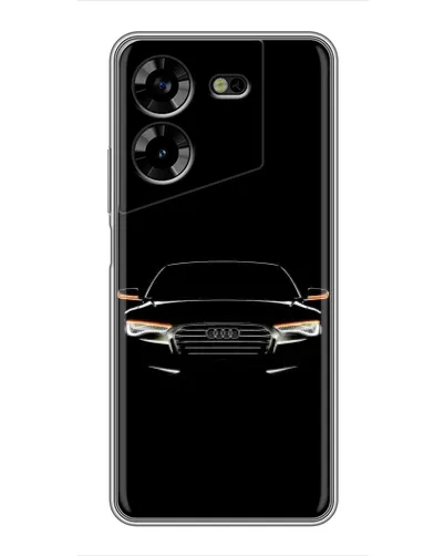 Чехол для TECNO POVA 5 (LG7n) с картинкой «Audi — ночной контур»