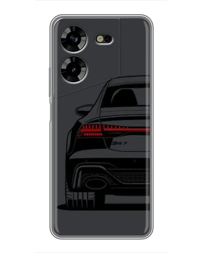 Чехол для TECNO POVA 5 (LG7n) с картинкой «Задняя часть Audi — арт»