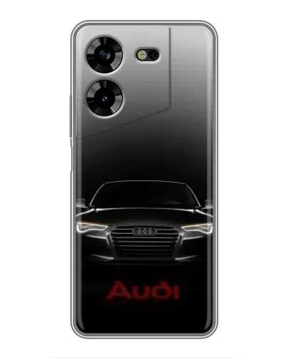 Чехол для TECNO POVA 5 (LG7n) с картинкой «Audi — градиентный контур»