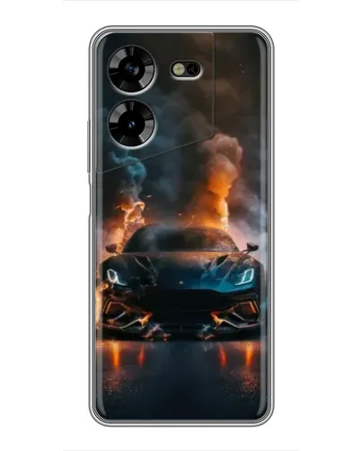 Чехол для TECNO POVA 5 (LG7n) с картинкой «Lamborghini дымная эстетика» Чехол для TECNO POVA 5 (LG7n) с картинкой «Lamborghini дымная эстетика»