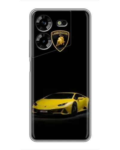 Чехол для TECNO POVA 5 (LG7n) с картинкой «Lamborghini желтый акцент» Чехол для TECNO POVA 5 (LG7n) с картинкой «Lamborghini желтый акцент»