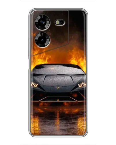Чехол для TECNO POVA 5 (LG7n) с картинкой «Lamborghini в огне» Чехол для TECNO POVA 5 (LG7n) с картинкой «Lamborghini в огне»