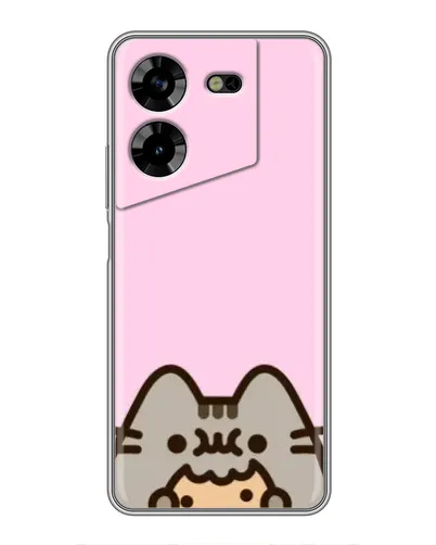 Чехол для TECNO POVA 5 (LG7n) с картинкой «Pusheen и печенье» Чехол для TECNO POVA 5 (LG7n) с картинкой «Pusheen и печенье»