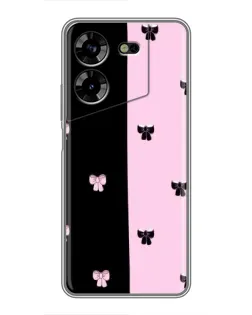 Чехол для TECNO POVA 5 (LG7n) с картинкой «Контрастные банты»