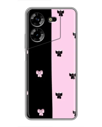 Чехол для TECNO POVA 5 (LG7n) с картинкой «Контрастные банты» Чехол для TECNO POVA 5 (LG7n) с картинкой «Контрастные банты»