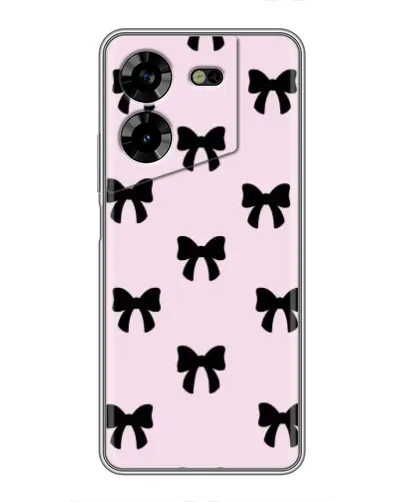 Чехол для TECNO POVA 5 (LG7n) с картинкой «Черные банты Coquette» Чехол для TECNO POVA 5 (LG7n) с картинкой «Черные банты Coquette»