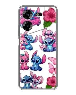 Чехол для TECNO POVA 5 (LG7n) с картинкой «Стикеры Stitch и Angel» Чехол для TECNO POVA 5 (LG7n) с картинкой «Стикеры Stitch и Angel»