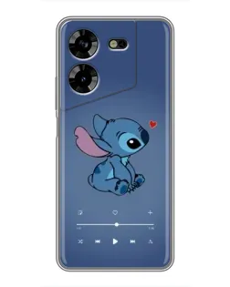 Чехол для TECNO POVA 5 (LG7n) с картинкой «Музыкальный Stitch» Чехол для TECNO POVA 5 (LG7n) с картинкой «Музыкальный Stitch»