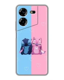 Чехол для TECNO POVA 5 (LG7n) с картинкой «Stitch и Angel Love» Чехол для TECNO POVA 5 (LG7n) с картинкой «Stitch и Angel Love»