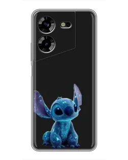 Чехол для TECNO POVA 5 (LG7n) с картинкой «Стич на черном» Чехол для TECNO POVA 5 (LG7n) с картинкой «Стич на черном»