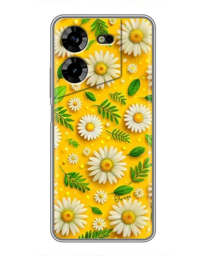 Чехол для TECNO POVA 5 (LG7n) с картинкой «Ромашковое солнце»