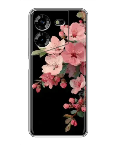 Чехол для TECNO POVA 5 (LG7n) с картинкой «Розовая ветка сакуры»