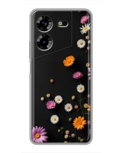 Чохол для TECNO POVA 5 (LG7n) з картинкою «Квіткова композиція»
