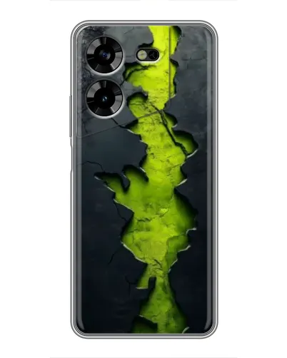 Чехол для TECNO POVA 5 (LG7n) с картинкой «Салатовый разлом скалы» Чехол для TECNO POVA 5 (LG7n) с картинкой «Салатовый разлом скалы»