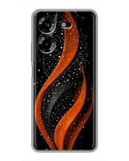 Чохол для TECNO POVA 5 (LG7n) з картинкою «Вогняна зоряна хвиля»