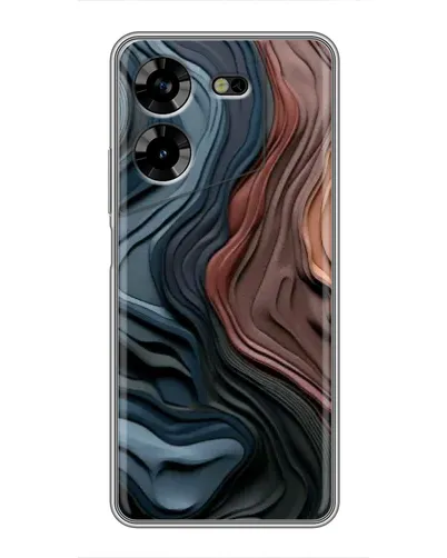 Чехол для TECNO POVA 5 (LG7n) с картинкой «Цветные волны каньона» Чехол для TECNO POVA 5 (LG7n) с картинкой «Цветные волны каньона»