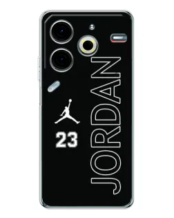 Чехол для TECNO Pova 6 Neo 5G с картинкой «Jordan Vertical»