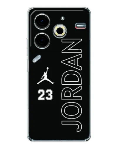 Чехол для TECNO Pova 6 Neo 5G с картинкой «Jordan Vertical»