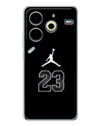 Чехол для TECNO Pova 6 Neo 5G с картинкой «Jordan Flight 23»