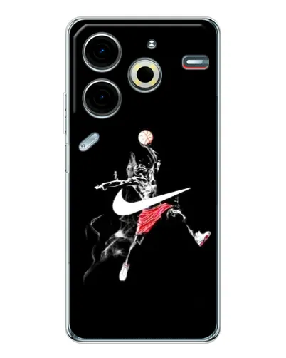 Чехол для TECNO Pova 6 Neo 5G с картинкой «Jordan Jumpman»
