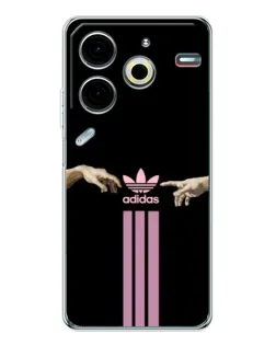 Чехол для TECNO Pova 6 Neo 5G с картинкой «Adidas Hands»