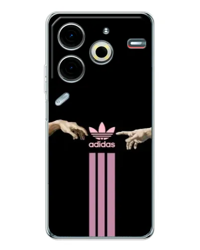 Чехол для TECNO Pova 6 Neo 5G с картинкой «Adidas Hands»