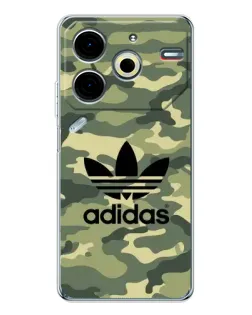 Чехол для TECNO Pova 6 Neo 5G с картинкой «Милитари стиль Adidas»