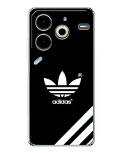 Чехол для TECNO Pova 6 Neo 5G с картинкой «Adidas с диагональными полосами»