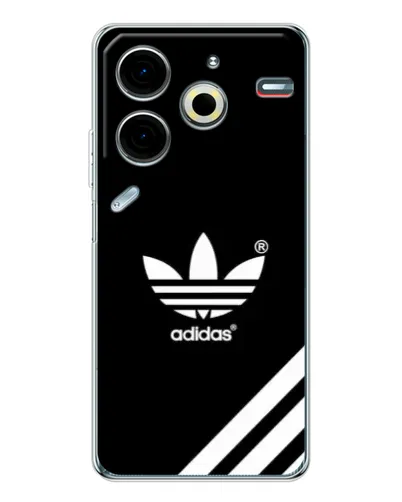Чехол для TECNO Pova 6 Neo 5G с картинкой «Adidas с диагональными полосами»