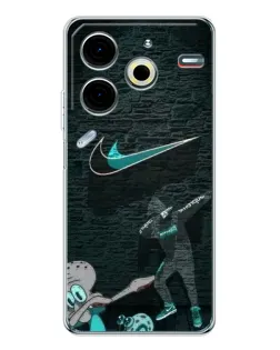 Чехол для TECNO Pova 6 Neo 5G с картинкой «Спортивный арт Nike»