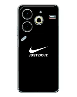 Чехол для TECNO Pova 6 Neo 5G с картинкой «Минимализм от Nike»