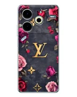 Чехол для TECNO Pova 6 Neo 5G с картинкой «Цветочный Louis Vuitton»